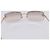 CHANEL CC Randlose Strass-Sonnenbrille aus Metall Brown CC Auth am12579M Braun - Ansicht 8