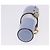 FENDI Dispenser Holder Pouch Leder Hellblau Gold Auth 202153M Golden - Ansicht 5