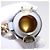 FENDI Dispenser Holder Pouch Leder Hellblau Gold Auth 202153M Golden - Ansicht 9