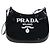 Bolso de hombro PRADA Sequin 2way Black Silver Auth 203265SAM Negro Plata - vista 13