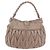 Bolsa Miu Miu Matelassé Bege Silver Auth 199449 Prata - vista 2