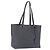 Borsa Tote PRADA in pelle Vittero Dino Grigio Gold Auth 200556A Marrone D'oro