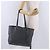 Borsa Tote PRADA in pelle Vittero Dino Grigio Gold Auth 200556A Marrone D'oro - vista 24