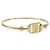 Bracciale Salvatore Ferragamo Vala Metallo Tono Oro Auth SW2869V