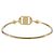 Bracciale Salvatore Ferragamo Vala Metallo Tono Oro Auth SW2869V - vista 2