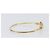 Bracciale Salvatore Ferragamo Vala Metallo Tono Oro Auth SW2869V - vista 4