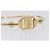 Bracciale Salvatore Ferragamo Vala Metallo Tono Oro Auth SW2869V - vista 5