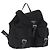 Sac à dos PRADA Nylon Black Silver Auth 199856A Noir Argenté