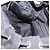 Sac à dos PRADA Nylon Black Silver Auth 199856A Noir Argenté - vue 26