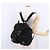 Sac à dos PRADA Nylon Black Silver Auth 199856A Noir Argenté - vue 30