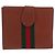 Billetera bifold GUCCI Web Sherry Line de cuero marrón 035 184 1647 Auth 203367A Castaño - vista 2