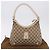 Borsa a tracolla GUCCI GG Canvas Beige Gold 130738 Auth am12619V D'oro - vista 12