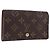 LOUIS VUITTON Porte Monnaie Billets Tresor Wallet M61730 LV Auth am12591V Monogramma