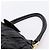 Bolsa de mão PRADA em couro preto e ouro Auth am12603SAM Dourado - vista 14