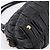 Bolsa de mão PRADA em couro preto e ouro Auth am12603SAM Dourado - vista 17
