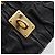 Bolsa de mão PRADA em couro preto e ouro Auth am12603SAM Dourado - vista 18