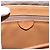 Céline Bolsa de Ombro Circular CELINE Macadam Canvas PVC Couro Marrom Dourado Auth 202926 - vista 12