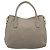 PRADA Handtasche Vittero Dino Leather 2way Grau Gold Auth 202933V Braun Golden - Ansicht 2