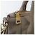 PRADA Handtasche Vittero Dino Leather 2way Grau Gold Auth 202933V Braun Golden - Ansicht 21