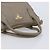 PRADA Handtasche Vittero Dino Leather 2way Grau Gold Auth 202933V Braun Golden - Ansicht 7