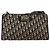 Borsa a tracolla Christian Dior Trotter Canvas Navy Gold Auth 203401 D'oro Blu navy - vista 13