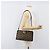 Borsa a tracolla Christian Dior Trotter Canvas Navy Gold Auth 203401 D'oro Blu navy - vista 23