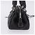 Borsa a Mano CHANEL Pelle Caviar Nero Argento CC Auth 203129V - vista 3