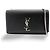 Autre Marque Saint Laurent Kate Crystal Embellished Patent Toy Nero