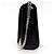 Autre Marque Saint Laurent Kate Crystal Embellished Patent Toy Nero - vista 3