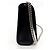 Autre Marque Saint Laurent Kate Crystal Embellished Patent Toy Nero - vista 4