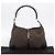 Borsa a tracolla GUCCI Bamboo Jackie Canvas Brown Gold 001 4061 Auth 203473V Marrone D'oro - vista 12