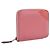 Hermès HERMES Azap Silk In Wallet Leather Pink Silver Auth 202722 Plata Rosa
