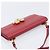 Borsa a tracolla PRADA Saffiano Red Gold Tone Auth ka6160 Rosso - vista 6