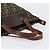 Borsa a mano FENDI Zucca Canvas Nero Marrone Auth 202954 - vista 7
