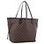 Borsa Tote LOUIS VUITTON Damier Ebene Neverfull MM N51105 LV Auth 203271A