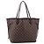 Borsa Tote LOUIS VUITTON Damier Ebene Neverfull MM N51105 LV Auth 203271A - vista 13