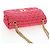 Borsa a tracolla CHANEL Chain Matelasse 2.55 Tweed Pink Gold CC Auth 203324SM Rosa D'oro - vista 6