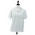 LOUIS VUITTON Camiseta de manga corta de algodón "XS" Blanco Tono Dorado LV Auth 202321M