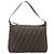 FENDI Zucca Canvas Mamma Baguette Schultertasche Braun Schwarz Auth 200697A - Ansicht 2