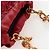 Miu Miu Matelasse Shoulder Pouch Leather Red Gold Tone Auth SW2692M Rosso - vista 10