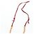 Miu Miu Matelasse Shoulder Pouch Leather Red Gold Tone Auth SW2692M Rosso - vista 14