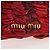 Miu Miu Matelasse Shoulder Pouch Leather Red Gold Tone Auth SW2692M Rosso - vista 19