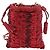 Miu Miu Matelasse Shoulder Pouch Leather Red Gold Tone Auth SW2692M Rosso - vista 2