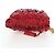 Miu Miu Matelasse Shoulder Pouch Leather Red Gold Tone Auth SW2692M Rosso - vista 4