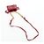 Miu Miu Matelasse Shoulder Pouch Leather Red Gold Tone Auth SW2692M Rosso - vista 7