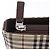 Bolso Tote BURBERRY Nova Check Canvas Beige Silver Auth ka6063 Plata - vista 20