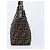 FENDI Zucca Canvas Mamma Baguette Schultertasche Braun Schwarz Auth BA15630V - Ansicht 3