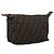 FENDI Zucca Canvas Pouch Braun Silber Auth ti4000