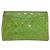 Borsa a tracolla CHANEL Matelasse in vernice verde con CC argento Auth ti3998A - vista 4