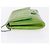 Borsa a tracolla CHANEL Matelasse in vernice verde con CC argento Auth ti3998A - vista 7